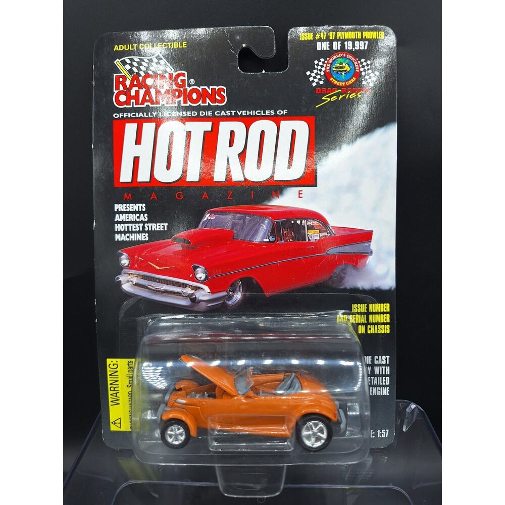Racing Champions Hot Rod Magazine Drag Racing Issue #47 ‘97 Plymouth Prowler NIP